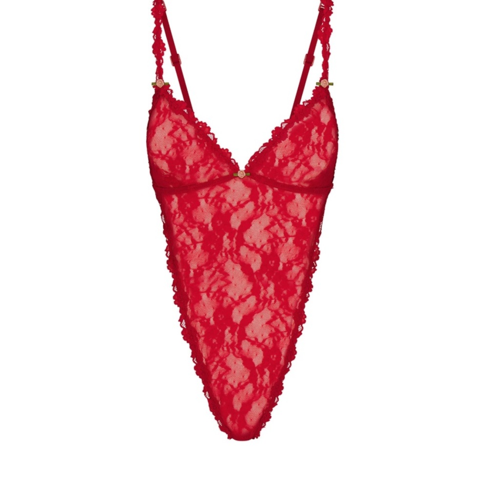 SKIMS RED TEDDY